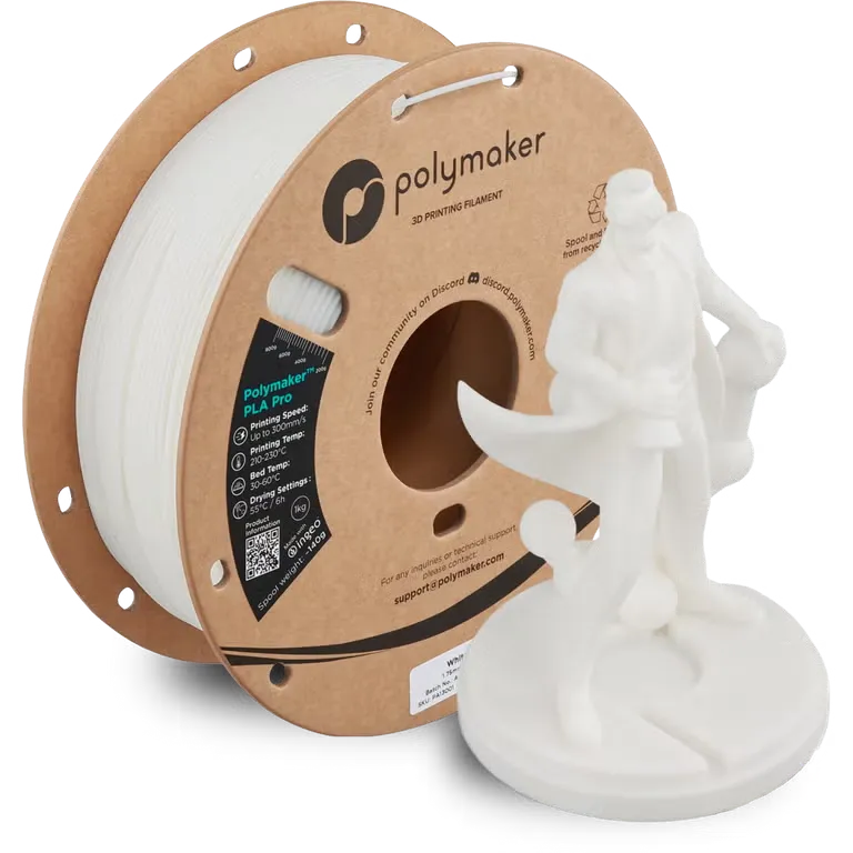 PLA Polylite Pro Polymaker (Blanco)